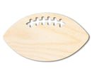 Unfinished Wood Football Threads Shape - Sports Craft - up to 46" DIY
