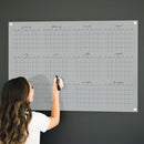 Frosted Acrylic Yearly Calendar | Horizontal Pennington