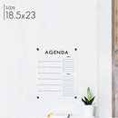 Weekly Acrylic Calendar + 2 Sections | Vertical Madi