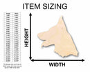 Unfinished Wood German Shepard Dog Silhouette - Craft- up to 46" DIY