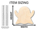Unfinished Wood Ghost Halloween Shape - Craft - up to 46" DIY