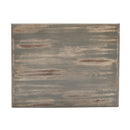 Antique Grey Wood Nightstand