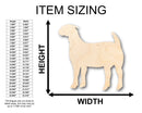 Unfinished Wood Goat Boer Farm Animal Shape - Craft - up to 46" DIY