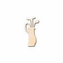 Unfinished Wood Golf Bag Silhouette - Craft- up to 46" DIY