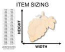 Unfinished Wood Grapes Bunch Garden Shape - Craft - up to 46" DIY