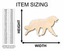 Unfinished Wood Great Pyrenees Dog Silhouette - Craft- up to 46" DIY
