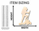 Unfinished Wood Hiker Silhouette - Craft- up to 46" DIY