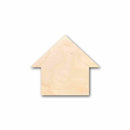Unfinished Wood House Silhouette - Craft- up to 46" DIY