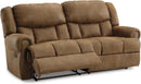 Boothbay Faux Leather 2 Seat Reclining Sofa Dark Brown
