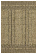 Earth - 5'3" X 7'3" Indoor, Outdoor Area Rug - Jute / Black