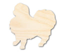 Unfinished Wood Japanese Chin Shape - Pet Craft - up to 46"