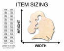 Unfinished Wood Knight Silhouette - Craft- up to 46" DIY