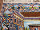 Persian Isfahan Pictorial Rug 3x5 – Kork Wool on Silk