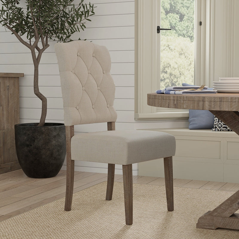 Newberry Side Chairs, Weathered Natural