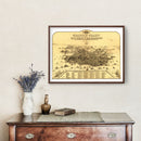 Vintage Map of San Francisco, California 1875