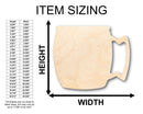 Unfinished Wood Moscow Mule Shape - Craft - up to 46" DIY