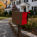 UpTown Box Locking Package Dropbox  in COCONUT - Modern Mailbox