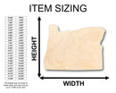 Unfinished Wood Oregon or Craft Borders State Shape - Craft - up to 46" DIY
