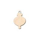 Unfinished Wood Christmas Ornament Bulb Shape- Craft - up to 46" DIY