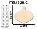 Unfinished Wood Ornament Wide Shape - Craft - up to 46" DIY