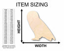 Unfinished Wood Owl Woodland Wildlife Silhouette - Craft- up to 46" DIY