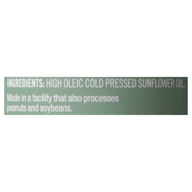 Fresh Press Farms Cold Pressed Sunflower Oil 6-16.4 oz Bottles