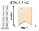 Unfinished Wood Rope Sign Banner Plaque Shape - Craft - up to 46" DIY