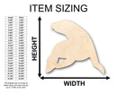 Unfinished Wood Seal Shape - Craft - up to 46" DIY
