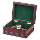 Rosewood Finished Box With Forest Green Inside
