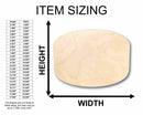 Unfinished Wood Single Hockey Puck Silhouette - Craft- up to 46" DIY