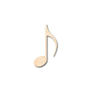 Unfinished Wood Eighth Note Music Art Shape - Craft - up to 46" DIY