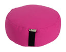 Zafu Organic Cotton Meditation Cushion Round or Oval Organic Buckwheat Hull Fill