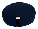 Zafu Organic Cotton Meditation Cushion Round or Oval Organic Buckwheat Hull Fill