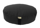 Zafu Organic Cotton Meditation Cushion Round or Oval Organic Buckwheat Hull Fill