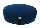 Zafu Organic Cotton Meditation Cushion Round or Oval Organic Buckwheat Hull Fill