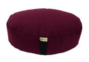 Zafu Organic Cotton Meditation Cushion Round or Oval Organic Buckwheat Hull Fill