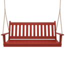 Keystone Amish Co. 6 Foot Franklin Porch Swing, Red