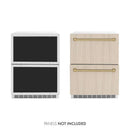 ZLINE 24" Touchstone 168 Can Outdoor-Rated Dual Refrigerator Drawer, Panel Ready Champagne Bronze, RDSPOZ-24-CB