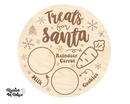 Unfinished Wood Treats for Santa Round | Engraved | Rooted in Faith | up to 18" DIY