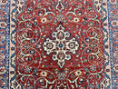 Red Persian Isfahan Rug 7x10 - Antique, Floral Medallion