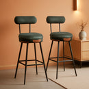 Forest Green 30 Inch Bar Stools Set Of 2 For Kitchen