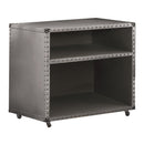 Brancaster - Nightstand With USB - Aluminum