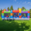 20FT Giant Multicolor Block Inflatable Obstacle Course With Large Mesh Windows (SAK75192)