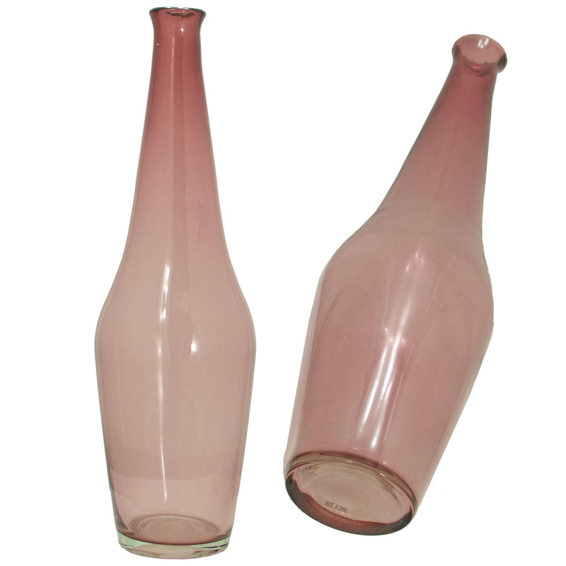 20in Rose Glass Vase