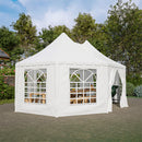[20X15FT] Extra-Large Heavy-Duty Outdoor Waterproof Party And Wedding Tent With Steel Frame (SAK07645)