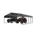 [20X20FT] Alora Extra Large Premium Heavy-Duty Outdoor Metal Carport Shelter (SAK97425)