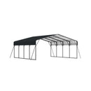 [20X20FT] Alora Extra Large Heavy-Duty Outdoor Metal Carport With Galvanized Steel Roof For Cars, Boats And Trucks (SAK75633)