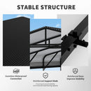 [20X30FT] Alora Heavy-Duty Wind-Resistant Steel Roof Carport With Triangular Frame (SAK94812)