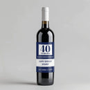 21 With Experience Birthday Wine Label