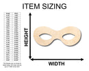 Unfinished Wood Super Hero Mask Shape - Craft - up to 46" DIY